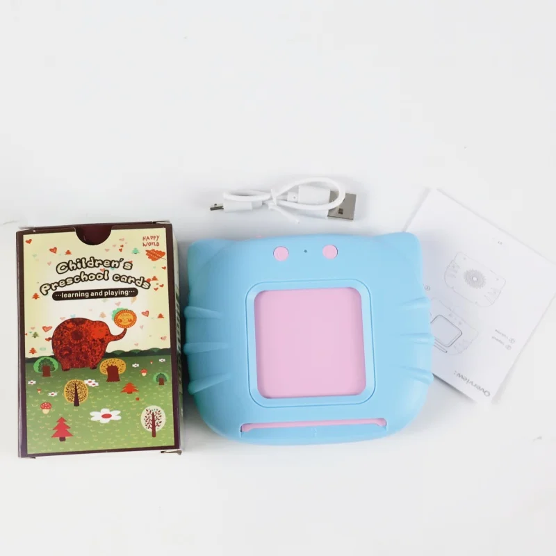 Early Education Flash Card Learning Toys Talking Flashcards for Kids Preschool English Electronic Audio Book Machine Gift