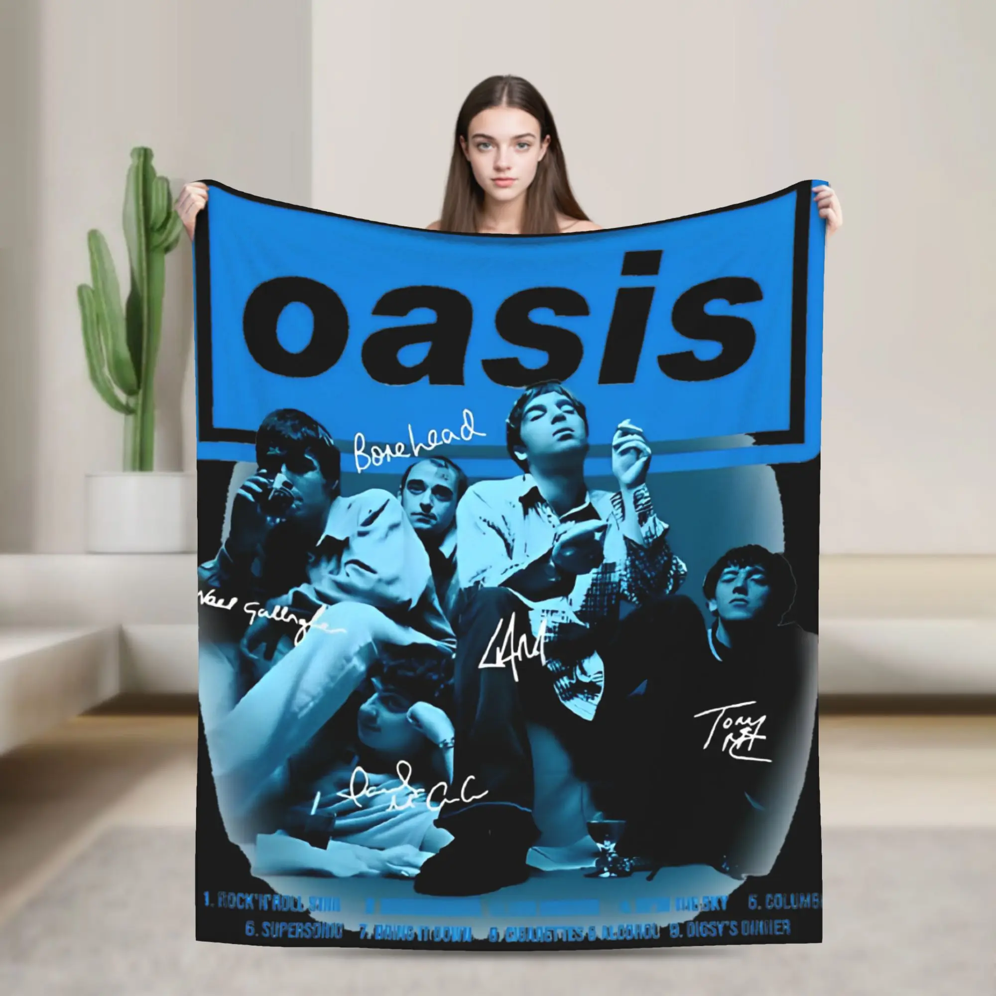 Signature Member O-Oasis  Blanket  Fuzzy Throw Blanket Summer Air Conditioning Decoration Soft Warm Bedspreads