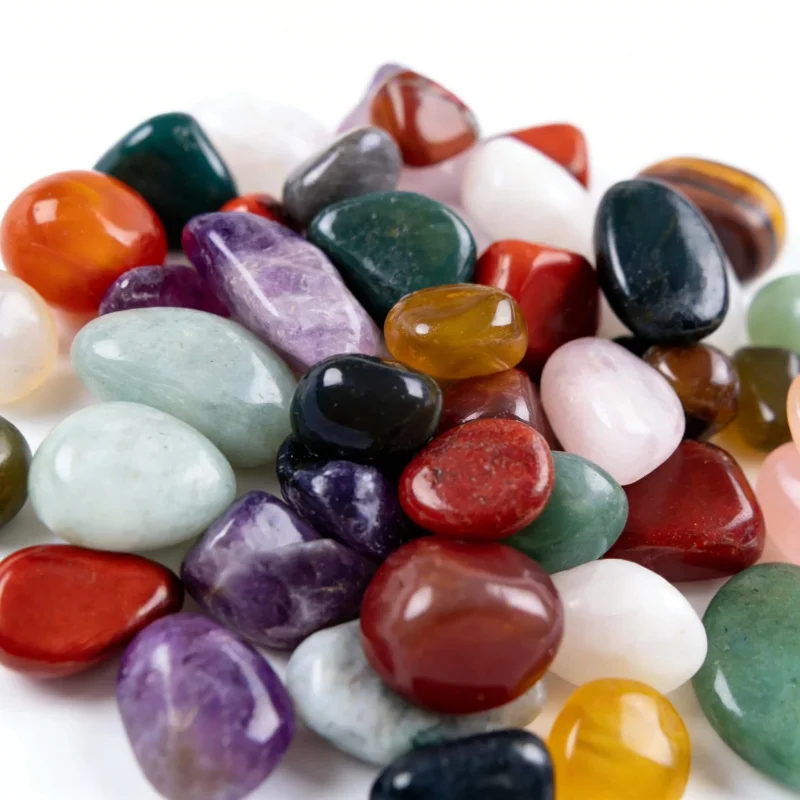 

Полированный галечный гравий оптом, 50г/100г, разноцветные необработанные кристаллы, декоративный камень для ландшафтного дизайна и оформления суккулентов в горшках