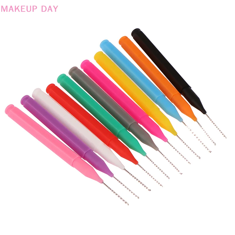 20Pcs Mini Eyebrow Brush Brow Perm Brush Disposable Brow Lifting Brushes Bendable Micro Eyelash Brush Applicators Makeup Tools