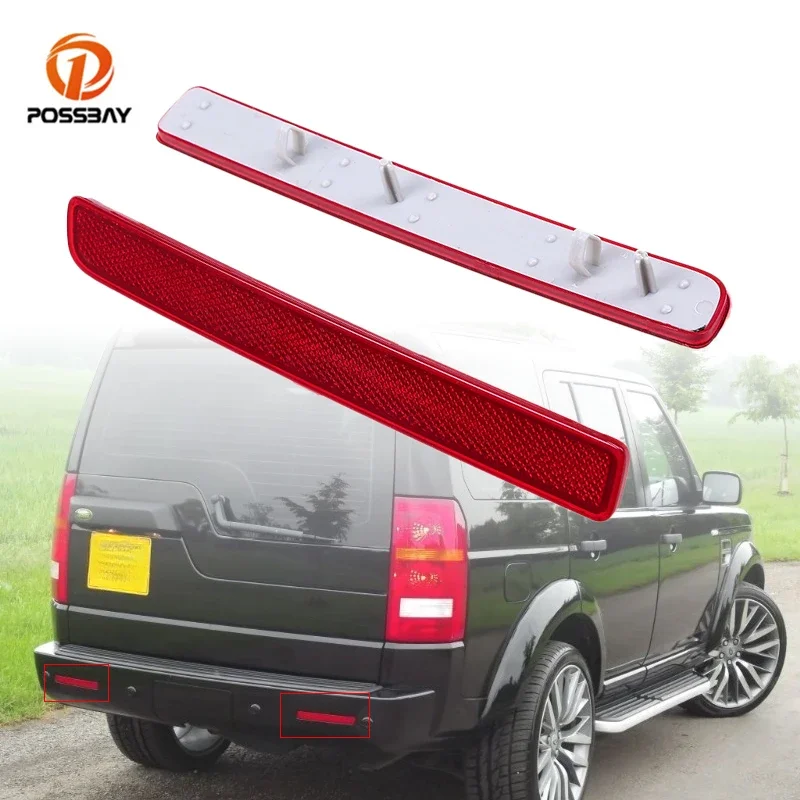 

Car Rear Bumper Reflector Red Lens Warning Strip XFF500020 XFF500030 for Land Rover Discovery 3 2004 2005 2006-2009 디스커버리 반사판