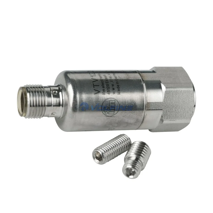 VTV122 جهاز إرسال اهتزاز عالي الجودة أصلي جديد M12 موصل 10-1000 هرتز نطاق التردد عالي الدقة