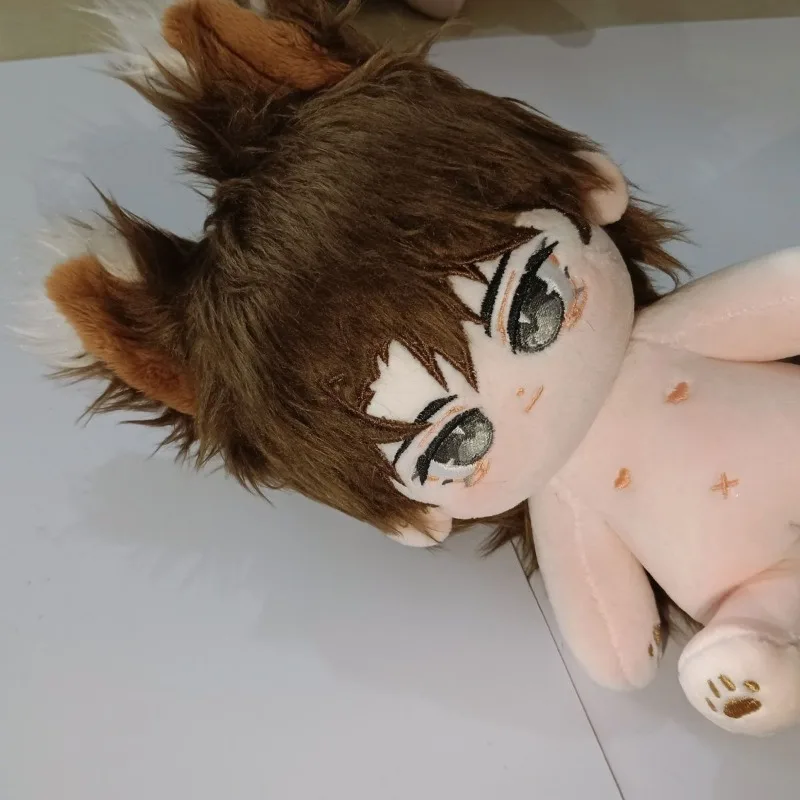 Bungou Stray Dogs Surrounding Dress-up Plush Doll Nakahara Dazai Cartoon Cotton Stuffed Toys Children's Adults Fans Gift Toy