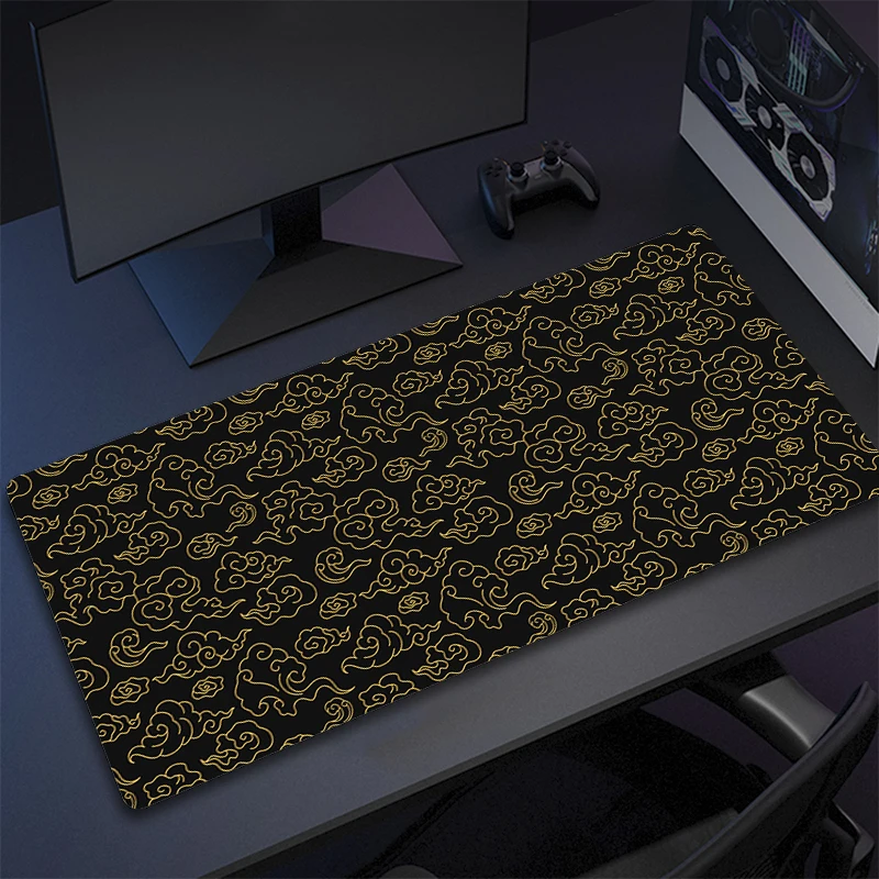 Borracha Gaming Mouse Pad com impressão de tatuagem, tapete de mesa antiderrapante, computador grande Mousepad, arte HD, tapete de bloqueio, gamer