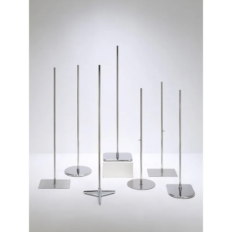 Model base accessories Internet celebrity stainless steel thickened mirror square, triangle, chassis universal wheel model displ