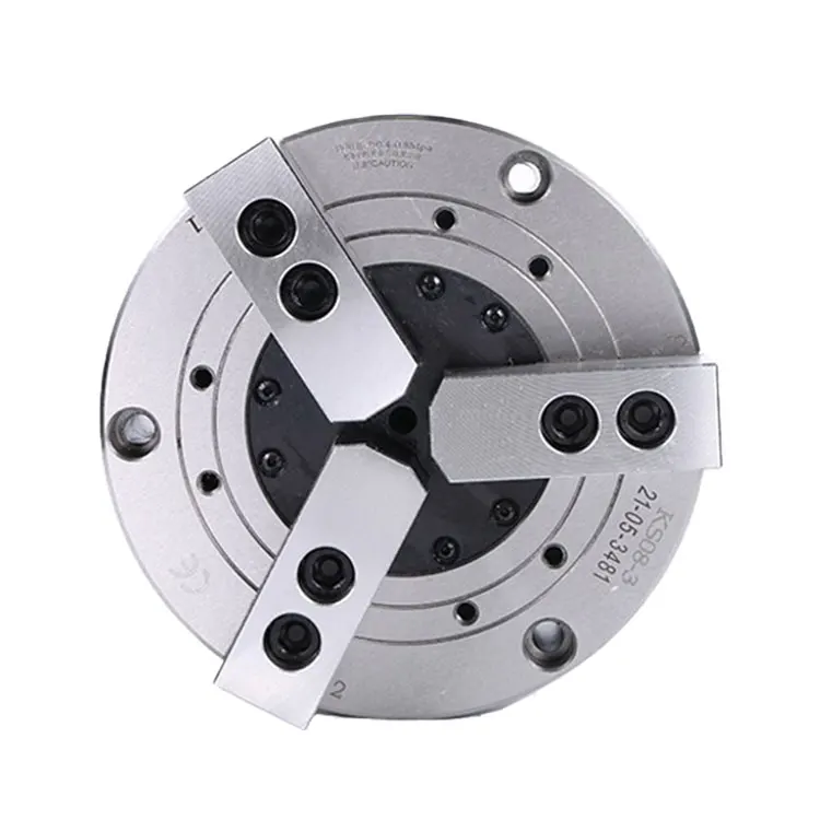 

High precision 10 inch Solid 3-jaw pneumatic chuck for cnc lathe machine