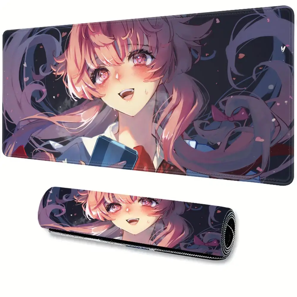 

Laptop Anti-slip Rubber Desk Mat Anime Cute Girl Gasai Yuno Keyboards Gamers Decoracion Desk Mat Student Writing Pad