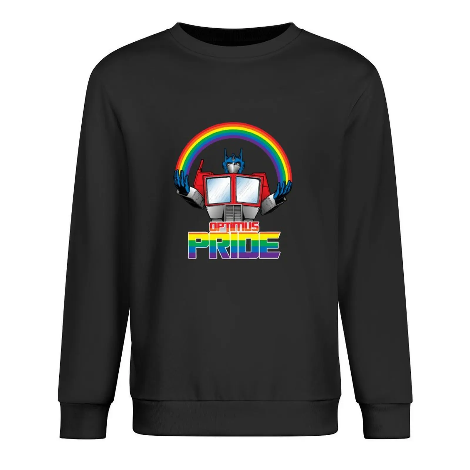 

Optimus Pride Pullover autumn clothes anime clothing blouse clothes for men sweatshirts for men
