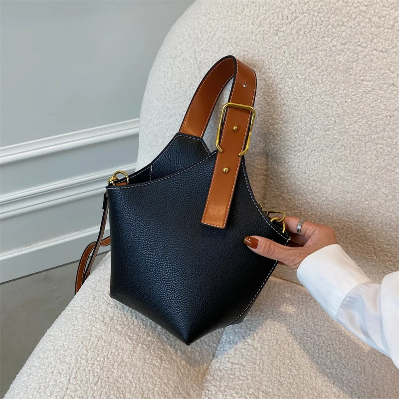 2024 new South Korea fashion casual female shoulder bag retro bucket bag casual trend women handbag designer bags luxury