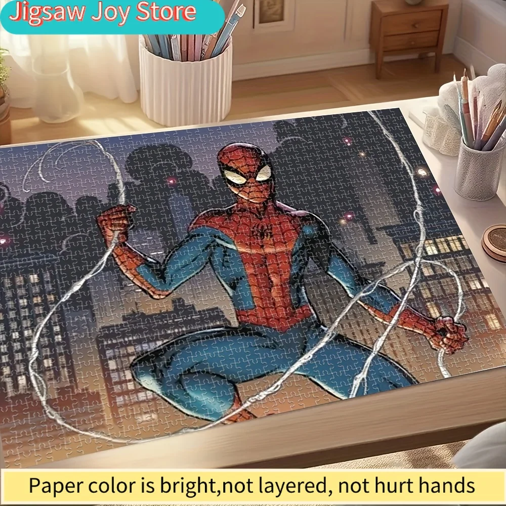 

Пазл «Человек-паук», мини-креативная игрушка, веселая семейная игра, тонкая работа, украшение для стен, толстый и прочный, подарок на вечеринку, подарок на день рождения