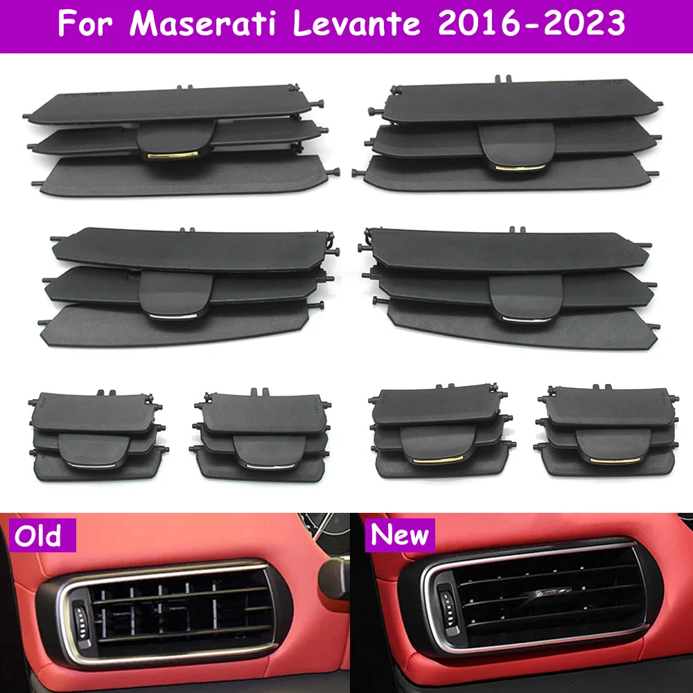 

Levante 2016-2023 Car Front Rear Central Left Right Air Conditioning AC Vent Grille Slide Clip Repair Kit For Maserati