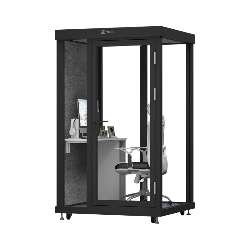 Glass multi-person soundproof conference warehouse Mobile soundproof household indoor piano room Sleeping cabin Silent