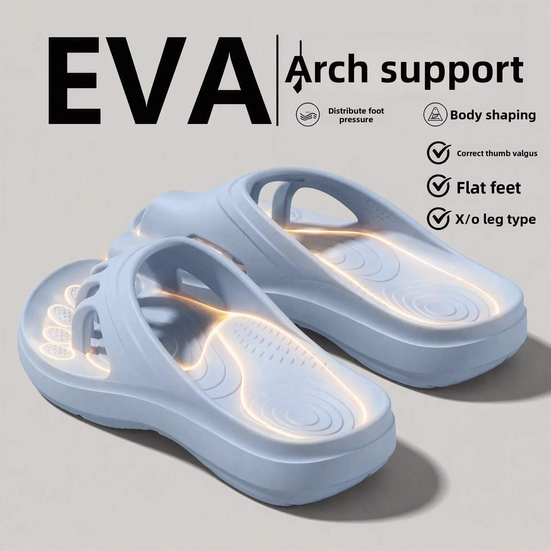 2026 new five finger separated claw slippers for women, summer split toe correction with arch support slippers