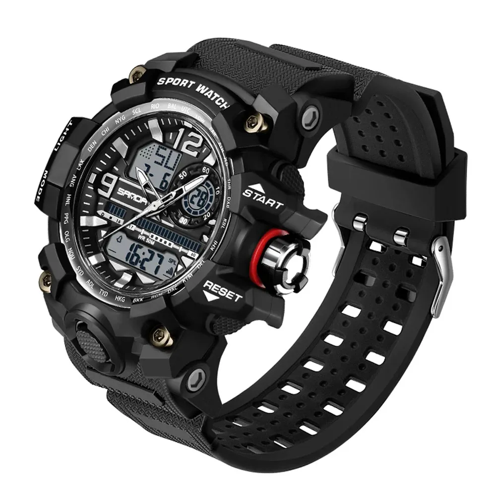 

Sanda 2022 G Style New Men's Watches 50m Waterproof Shock Sports Military Quartz Watch For Male Digital Wristwatch Clock 3133