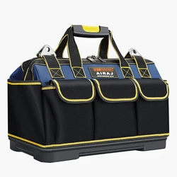 AIRAJ Tool Bag Waterproof Tool Bag Adjustable Shoulder Strap Collapsible Wear-resistant DurableElectrician Tool Bags