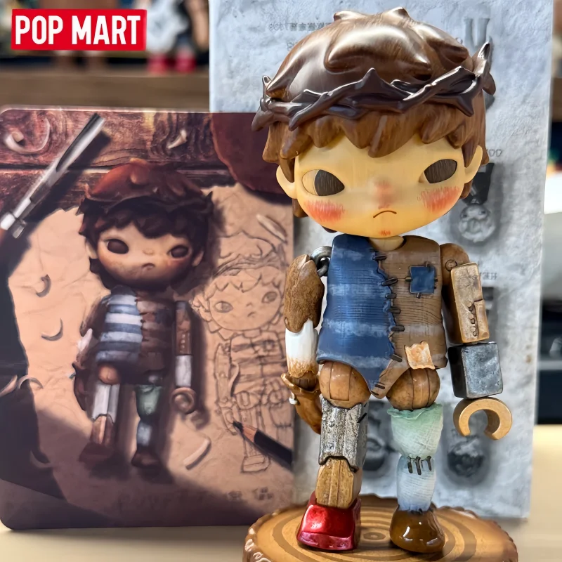 

POP MART Оригинальная серия Hirono Reshape: Загадочная коробка, коллекционные фигурки аниме, игрушки-сюрпризы, настольные украшения, подарки