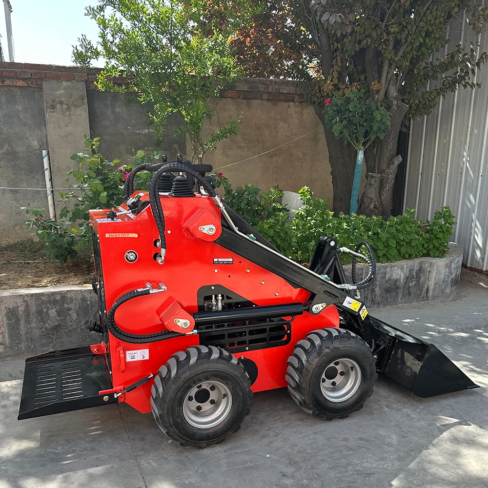 Shandong Xingtu 480kg free shipping mini skid steer die sel loader cheap ce epa die sel mini skid steer wheel loader