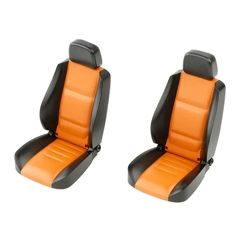 

1 пара имитационных автомобильных сидений, украшение интерьера для 1/8 1/10 RC гусеничного автомобиля Traxxas TRX4 Defender AXIAL SCX10, аксессуары