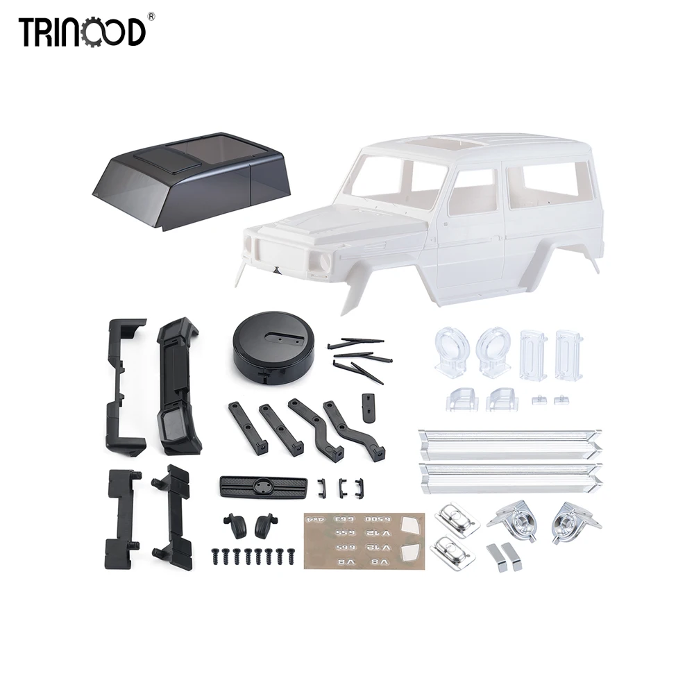 TRINOOD 1 set 182mm/185mm RC Car Body Shell Kit For 1/18 RC Crawler Car DIY Car Shell Upgrade Parts Accessories