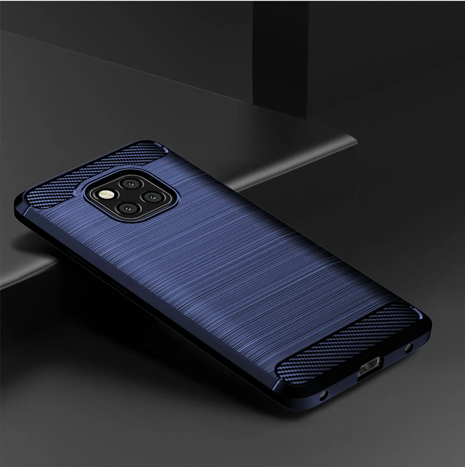 Shockproof Phone Case for Huawei Mate20 Pro 30RS 30 lite Carbon Fiber Cover for mate 20 20lite 20rs 20X 30 30 pro Coque Fundas