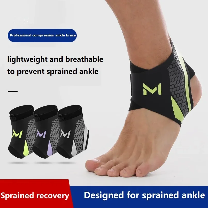 1-2PCS Bandage Ankle Protector Foot Support for Pain Plantar Fasciitis Night Splint Ankle Protector Soccer Compression Anklet
