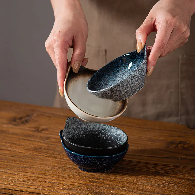 Japanese-style Home Restaurant Dip Dish Seasoning Dish Soy Sauce Vinegar Dish Creative Ceramic Sushi Snack Seasoning Bowl