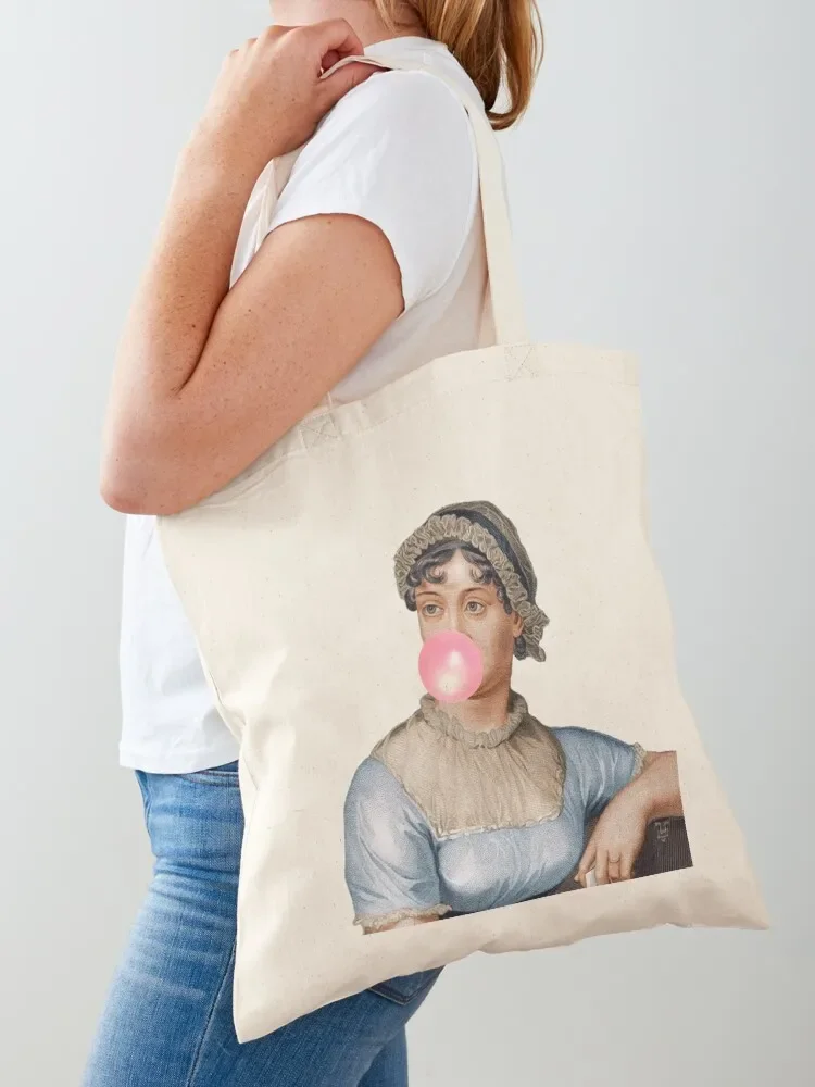 

Jane Austen- Obstinate Headstrong Girl Tote Bag Reusable bags tote bags cloth bags tote bag screen Shopper bag