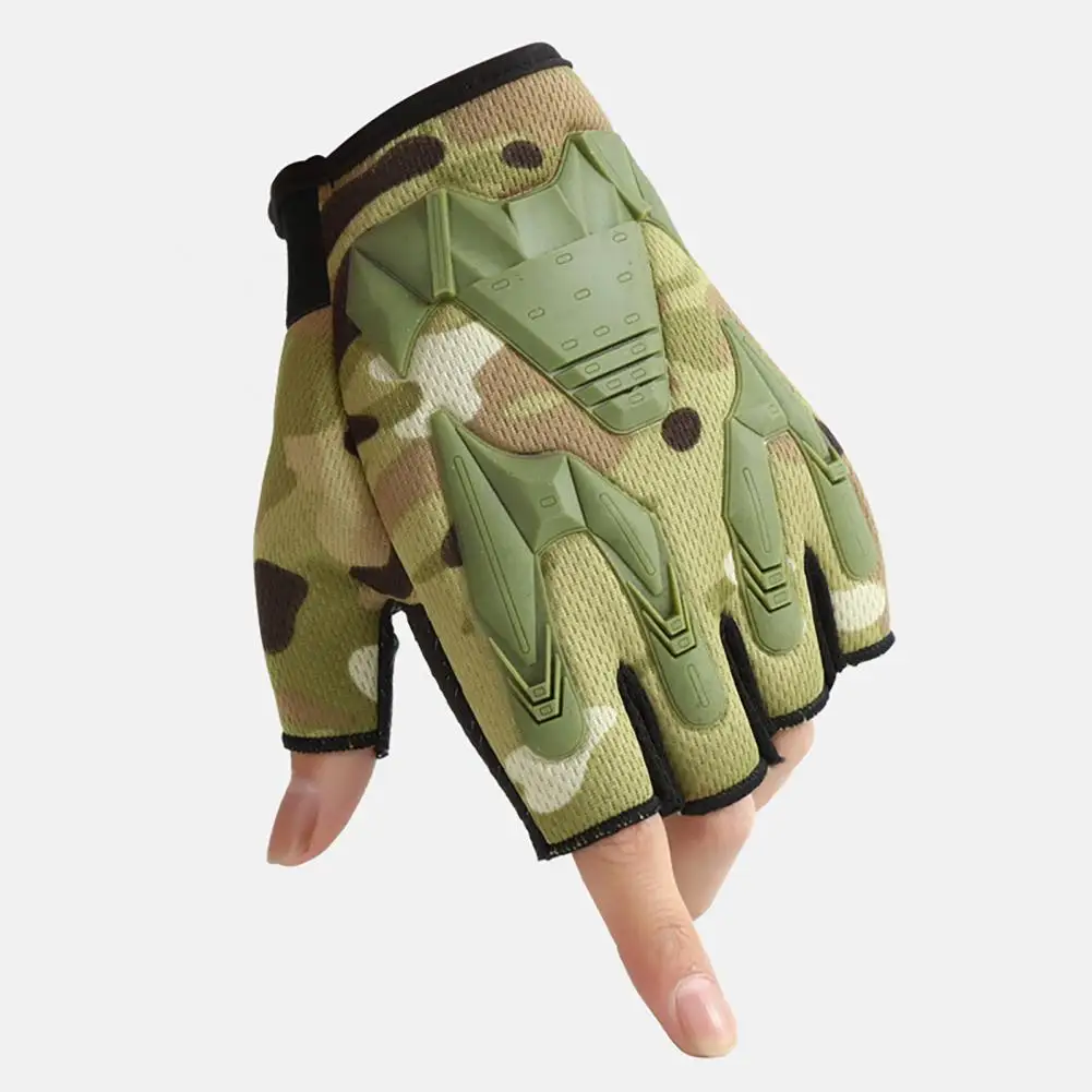 Cycling Gloves Men Women Gloves Airsoft Sports Half Finger Military Gloves Shooting Hunting Fitness Fingerless Gloves