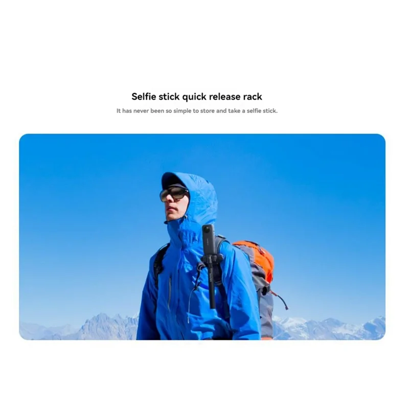 AS95-Camera Hanger For Insta360 Selfie Stick Quick Release Hanger Belt Strap Carrying Strap Storage Sports Camera Accessories