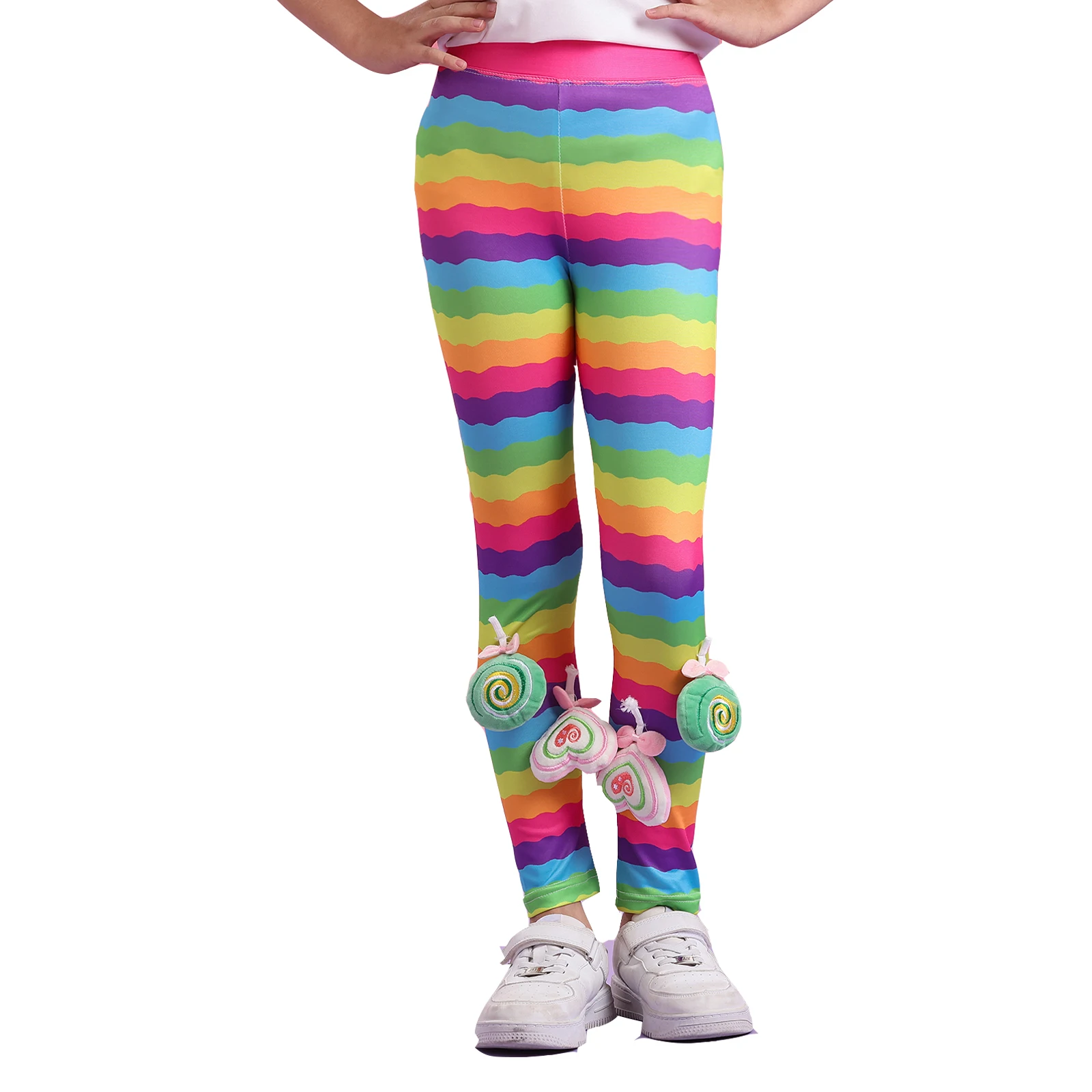 Girls' tight pants sports leggings cute and interesting 3D girls pants crazy pants