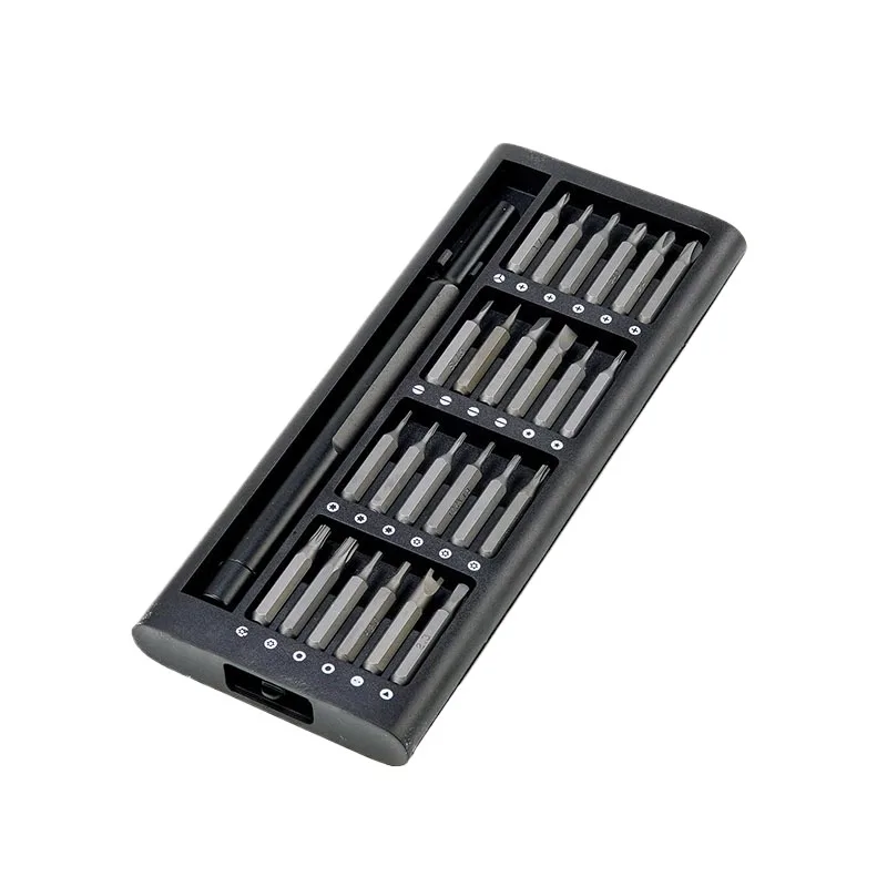 25 in 1 Screwdriver Set Flat Head Cross Torx Hexagonal Multifunctional Screwdriver Small Repair Set for Mobile Phone/PC/Came