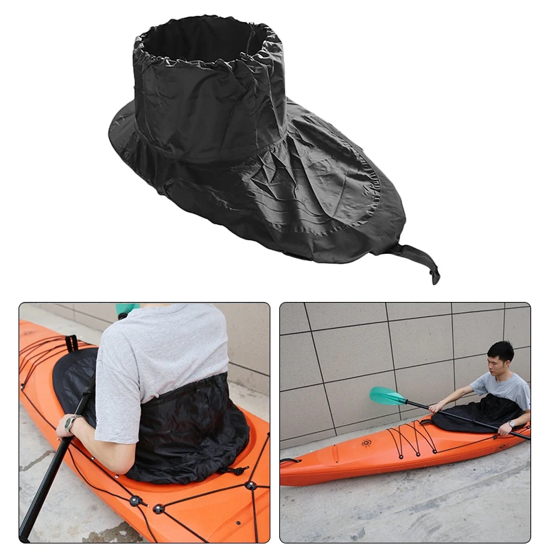 New-Adjustable Waterproof Nylon Kayak Spray Skirt Cover For Water Sport