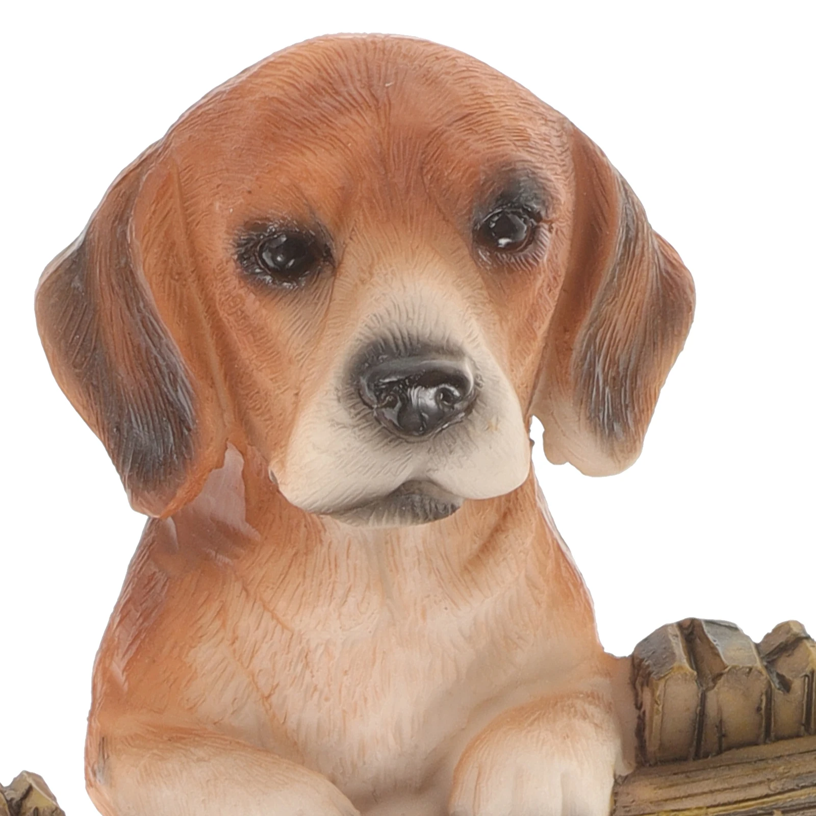 

Смола собака гладкая поверхность садовая фигурка собаки украшение фигурка животного собака фигурка животного в форме модели газон скульптура