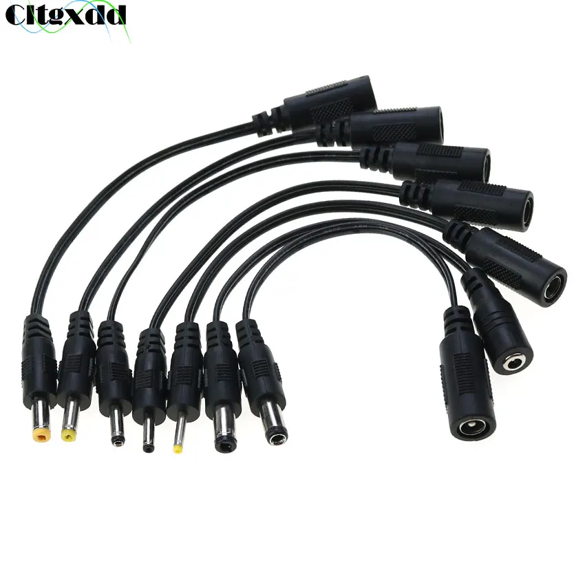 5.5x2.1mm DC Female Power Jack to DC Male Plug Cable 5.5*2.5mm 3.5x 1.35mm 4.0*1.7mm 4.8 2.5 0.7 Extension Connector Power Cord