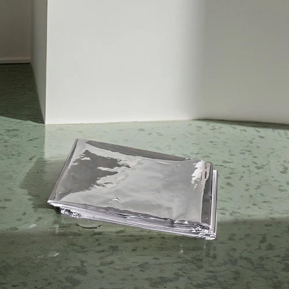 2Pcs Lightweight Reflective Sheet for Greenhouse Covering Plant Growth Support Heat Reflective Blanket Outdoor Survival