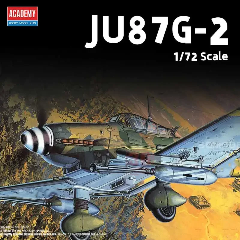 Academy Assembly Aircraft Model Kit 12404 JU87G-2 Dive Bomber 1/72