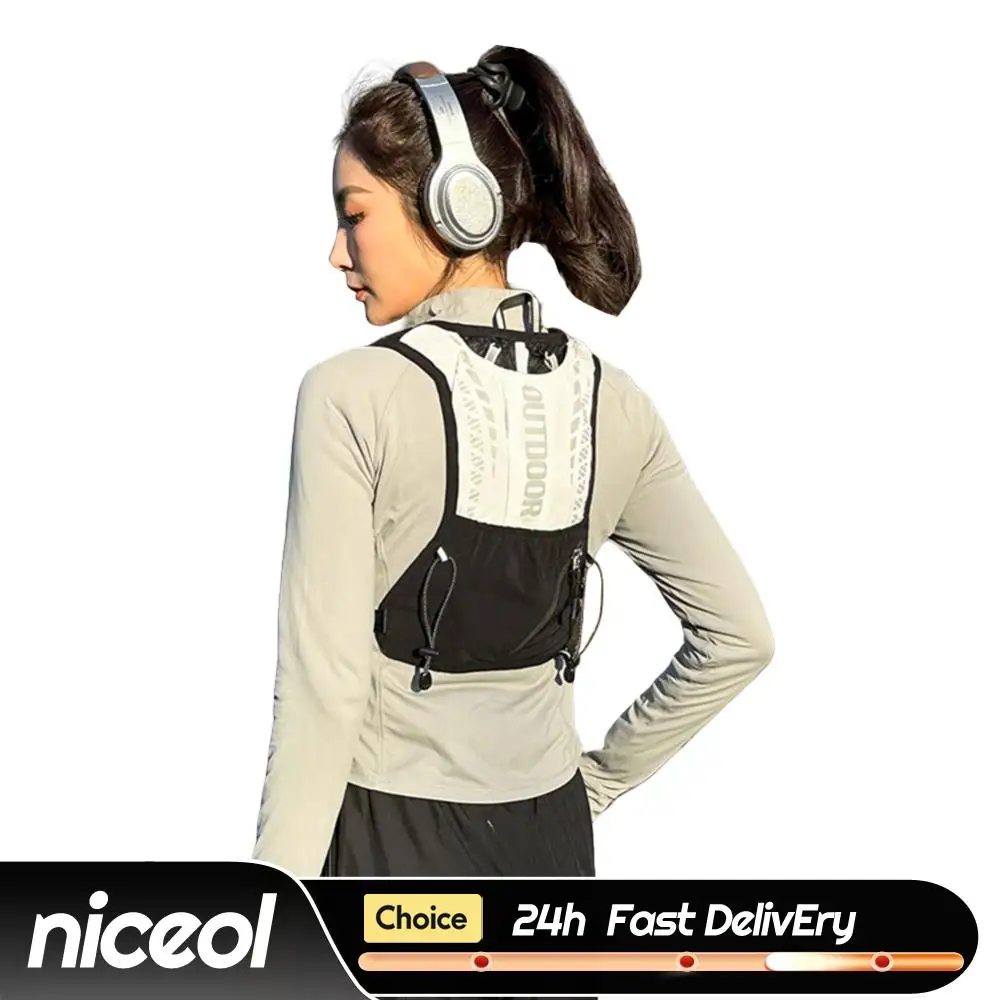 

Lightweight Running Vest Breathable Hydrations Backpack Reflective Outdoors Hydration Pack for Hiking Trail Running