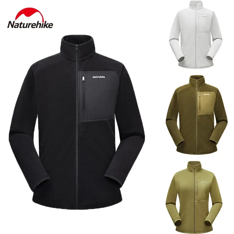 

Naturehike Outdoor Polar Jacket Collar Winter Lightweight Camping Fleece Lining Warm Men Women Climbing Heating Breathable Coat