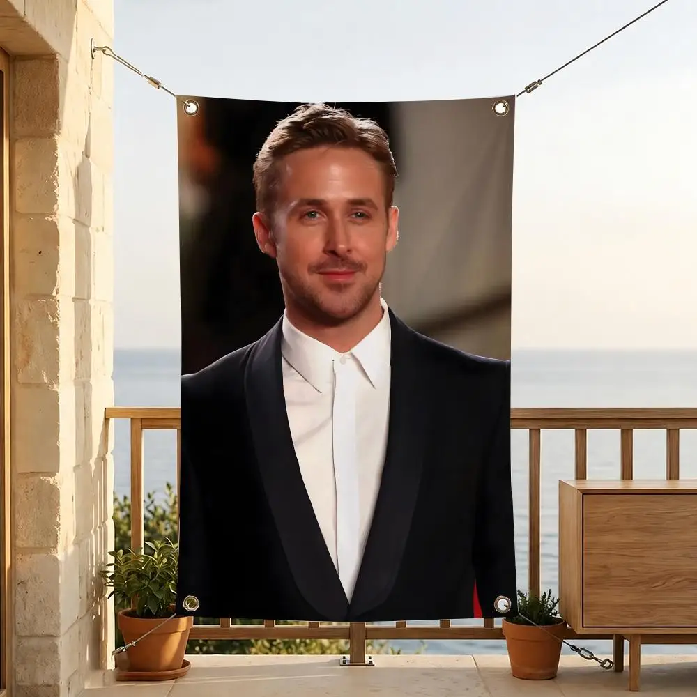 Singer R-Ryan Gosling Flags Vertical For Bedroom Dorm Wall Garden Yard Porch Patio Home Party Decor