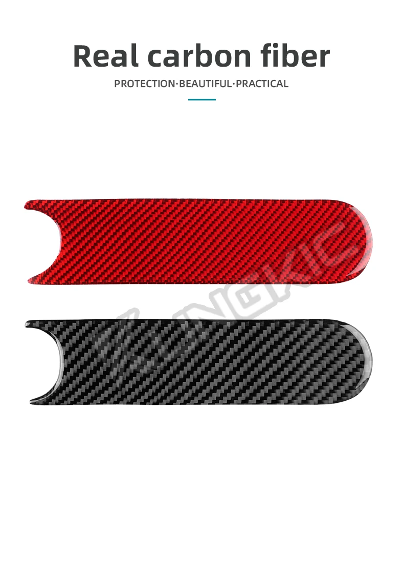 Real Soft Carbon Fiber Aufkleber für Seat Leon MK2 1P 2005 2006 2007 2008 2009 2010 2011 2012 Auto Handbremse Panel Trim Zubehör – Detail 2