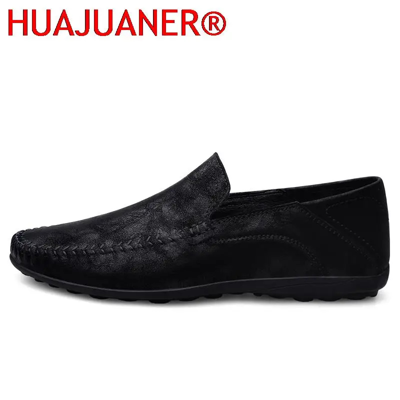 

Men Casual Shoes Flat Loafers Men Genuine Leather Brand 2025 Mens Loafer slip on fashion Moccasins Breathable Driving Footwear
