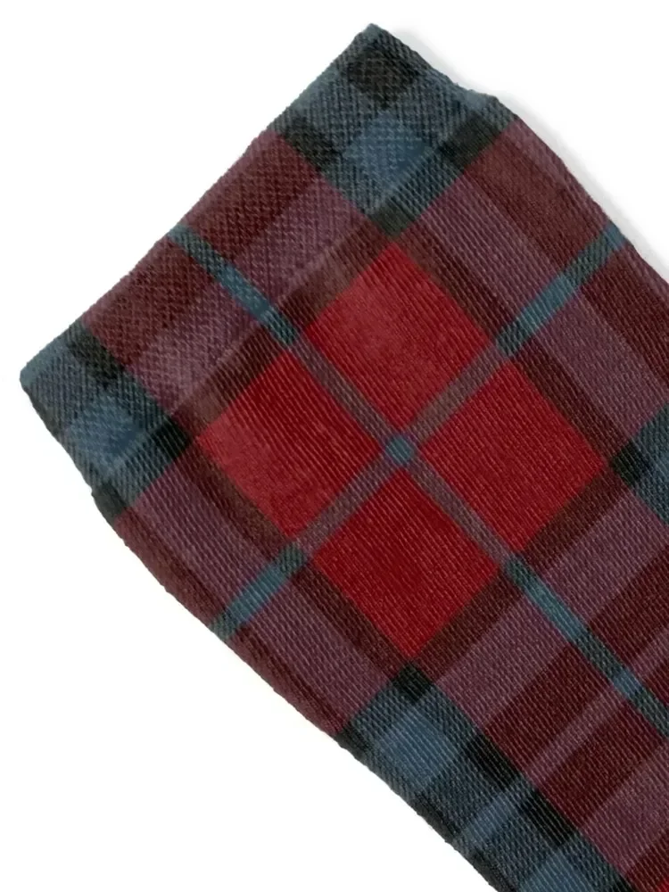 مجموعة جوارب MacTavish Tartan منقوشة بنمط الرسوم المتحركة الضاغطة السعيدة جوارب نسائية للرجال