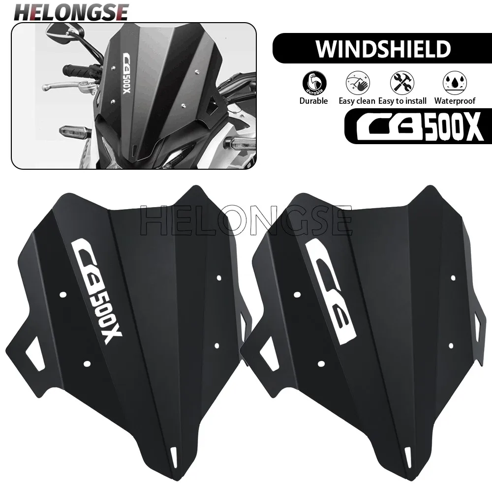 

For Honda CB 500 X CB 500X 2019 2020 2021 2022 2023 CB500X HELONGSE Part Windscreen Accessories Windshield Wind Shield Deflector