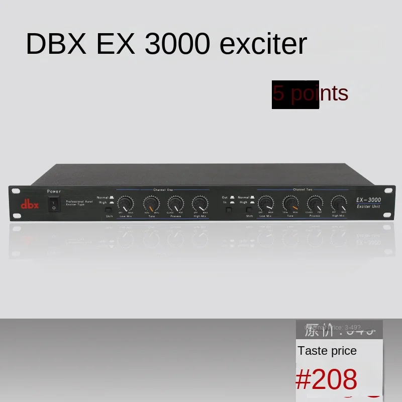 Professional Vocal Beautification Ex-3000 Exciter Pre-Effector Audio Stage Microphone Gain Processor