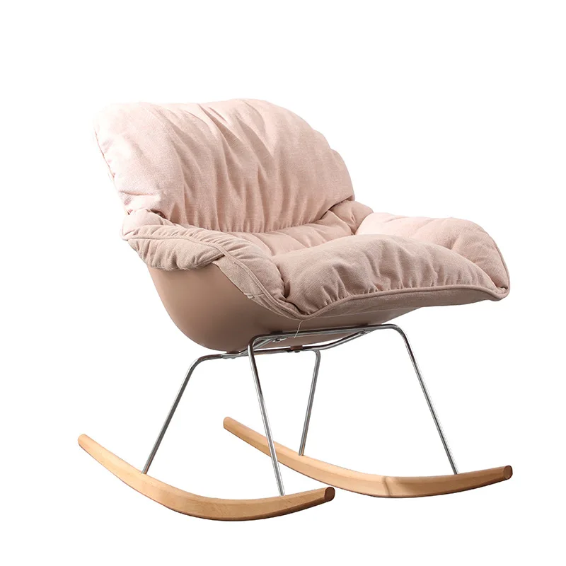 

Design Nordic Rocking Chair Sofa Chair Single Casual Lazy Sofa Chair Simple Balcony Rocking