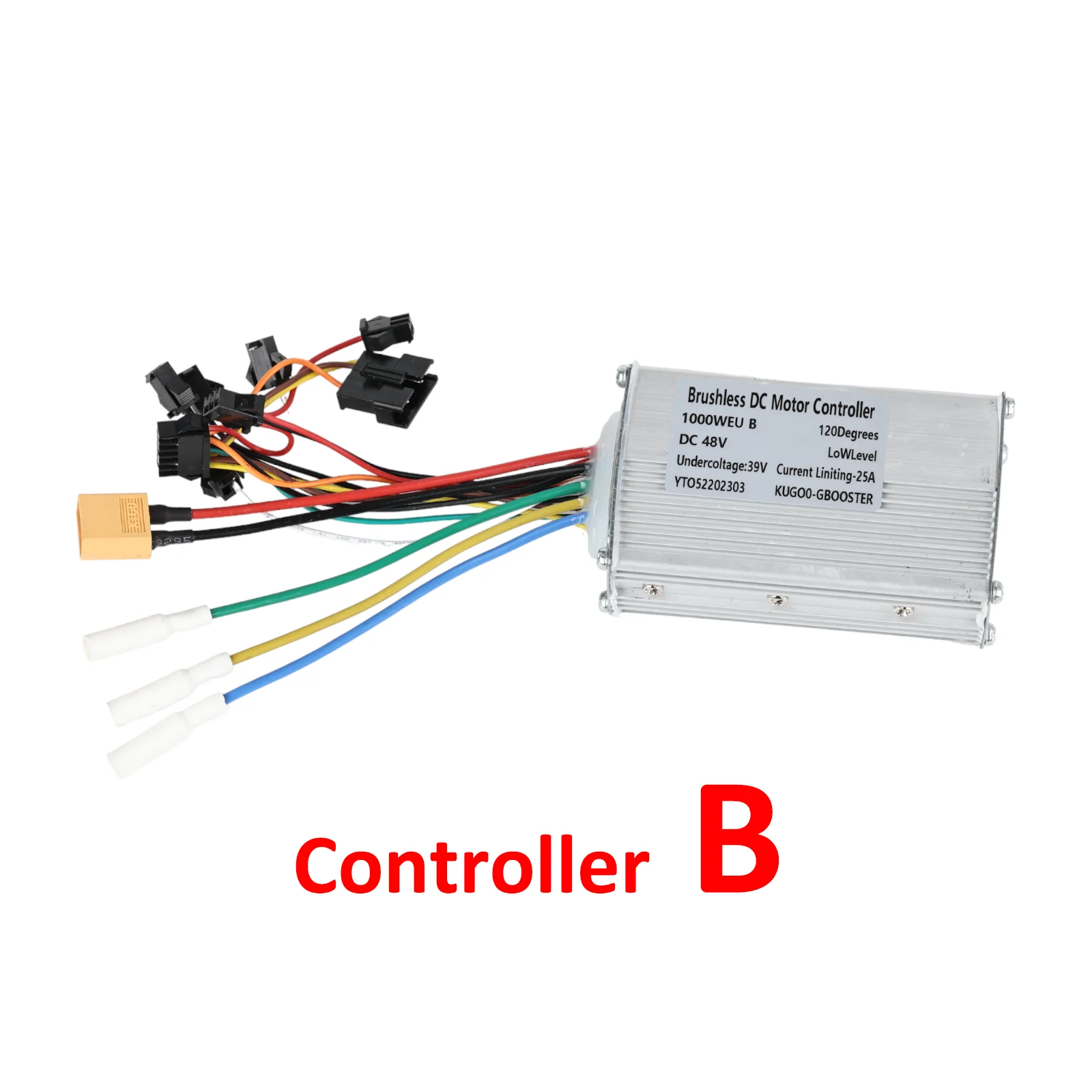 48V 25A 1000W Dual Controller for KUGOO G-Booster Electric Scooter LCD Dispaly Meter Dashboard Front Rear Motor Drive Parts