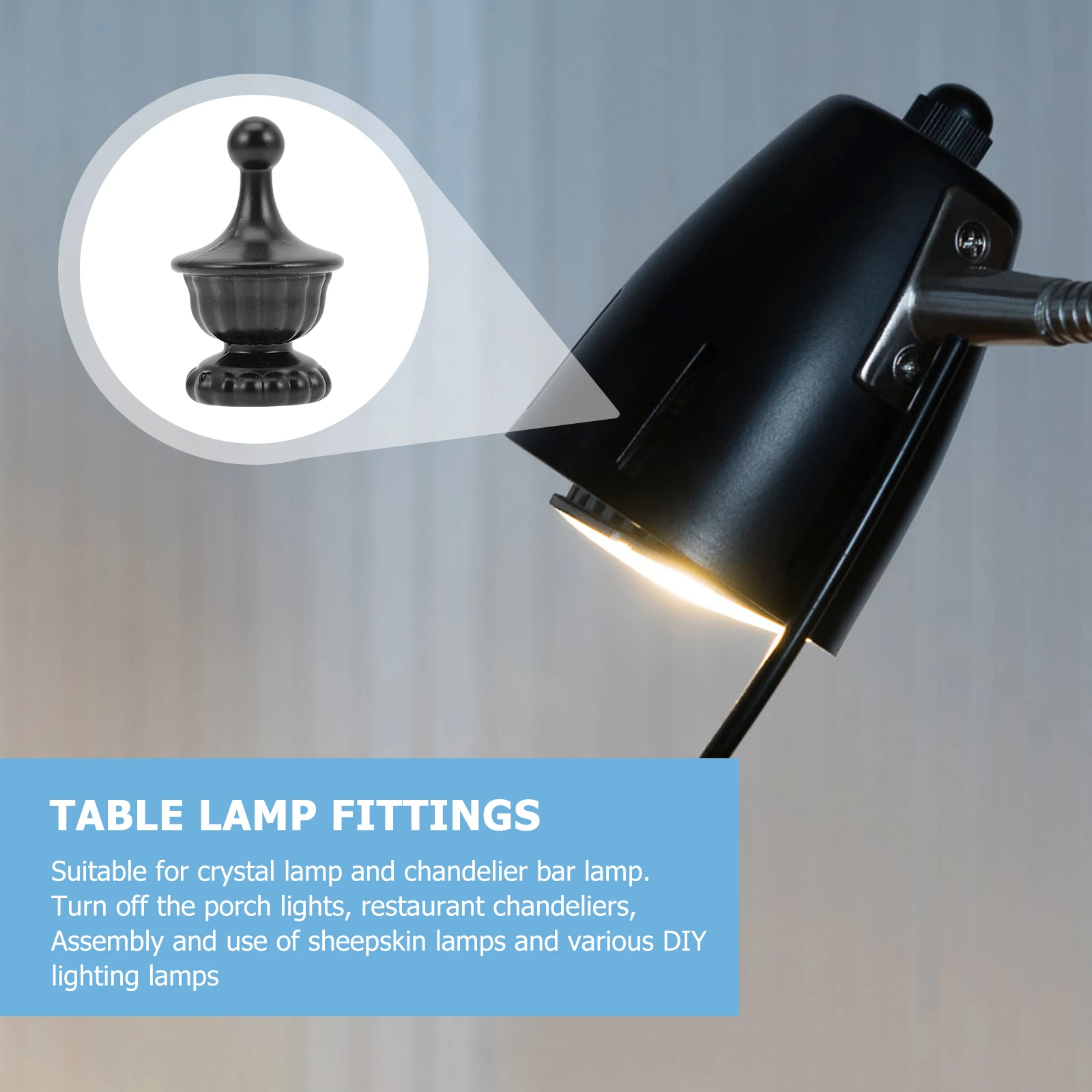 

4pcs Finial For Lamp Aluminum Light Knob Decor Lampshade Holder Replacement Parts Modern Style Chandeliers Bar Porch Dining Diy