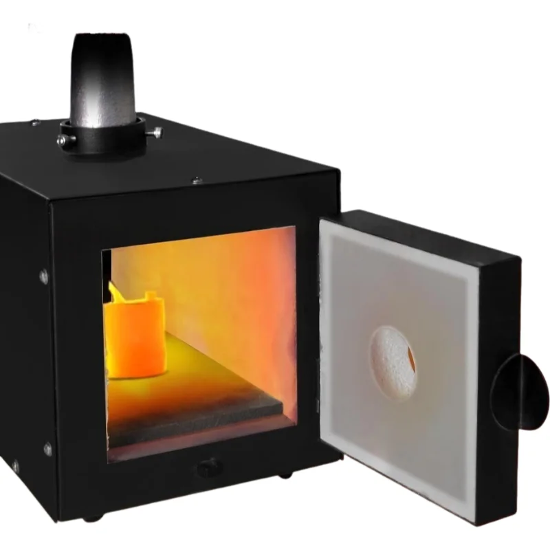 Mini Square Metal Forge KOTUMY Portable Heating Furnace for Melting Metal, Annealing and Quenching Work