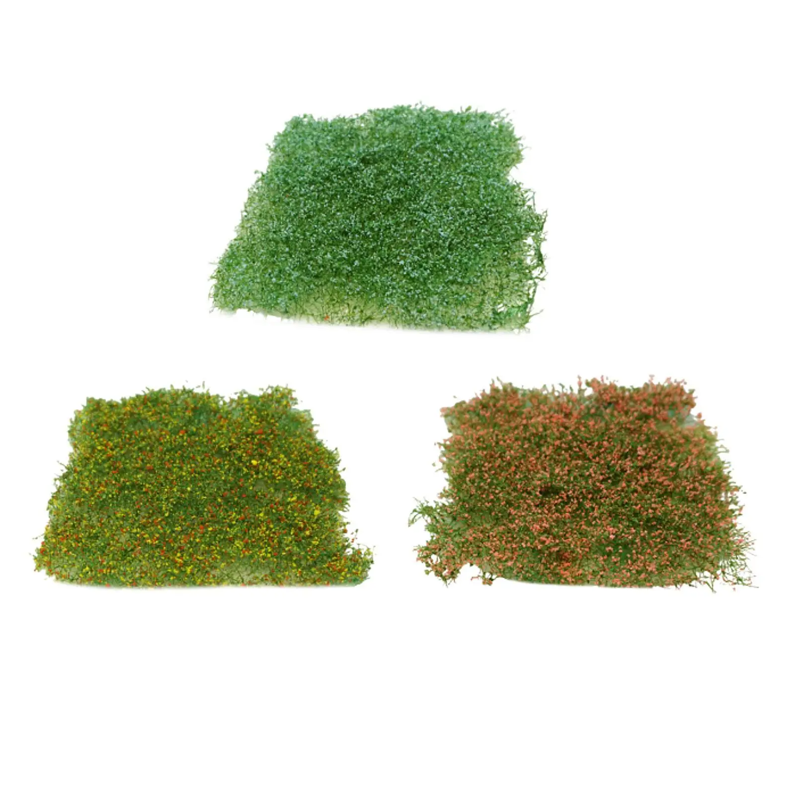 Flower Grass Tuft Model Mini Flowers Cluster for Terrain Railway Scenery Railroad Scenery Scenery Landscape Building Model Decor