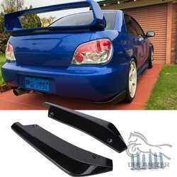 Para subaru impreza wrx sti amortecedor traseiro do carro divisor difusor canard envoltório spoiler lado fender saia lábio canard protetor